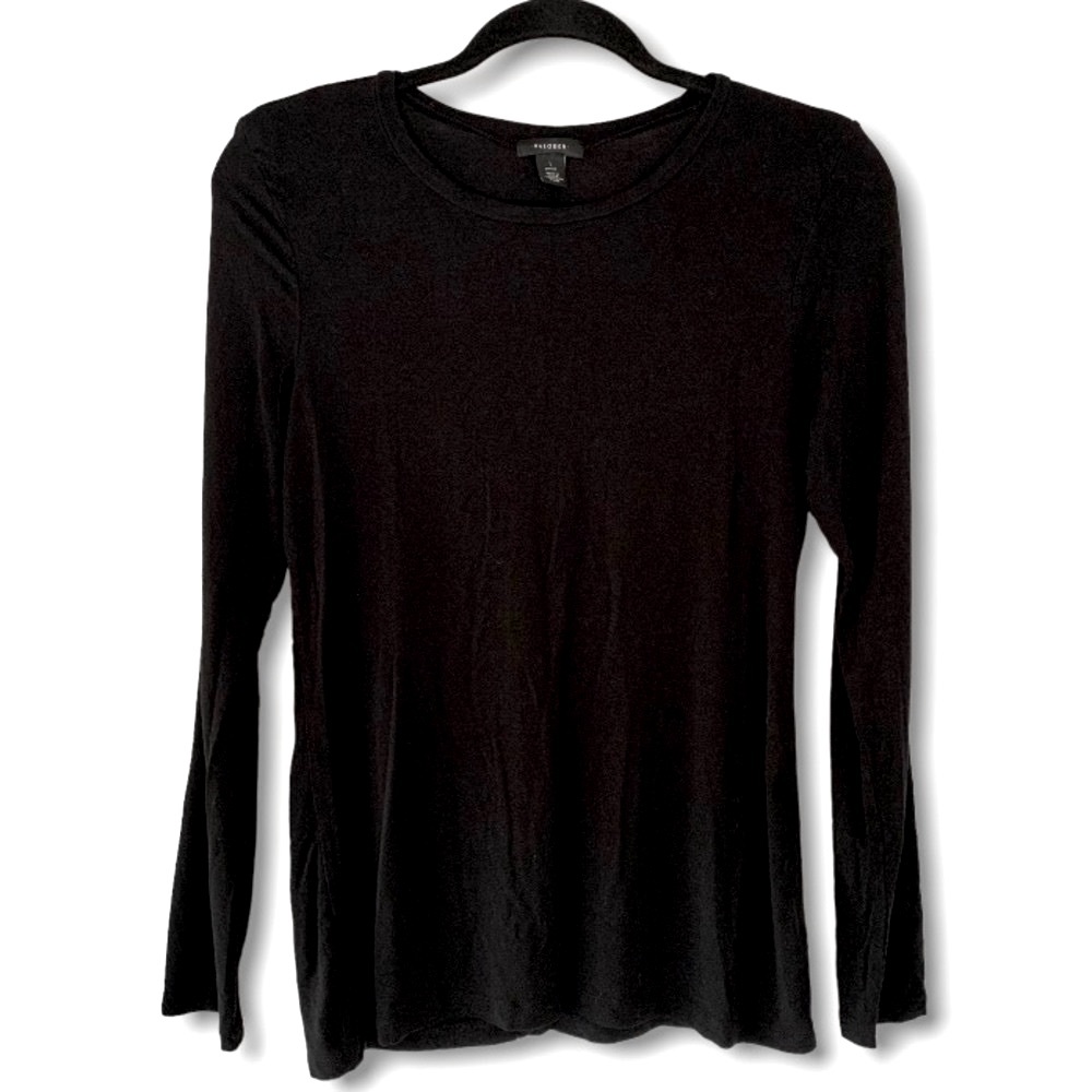 Halogen Black Long Sleeve Shirt